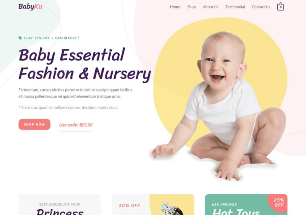 Baby Store 2 digital download store theme product featured image 9